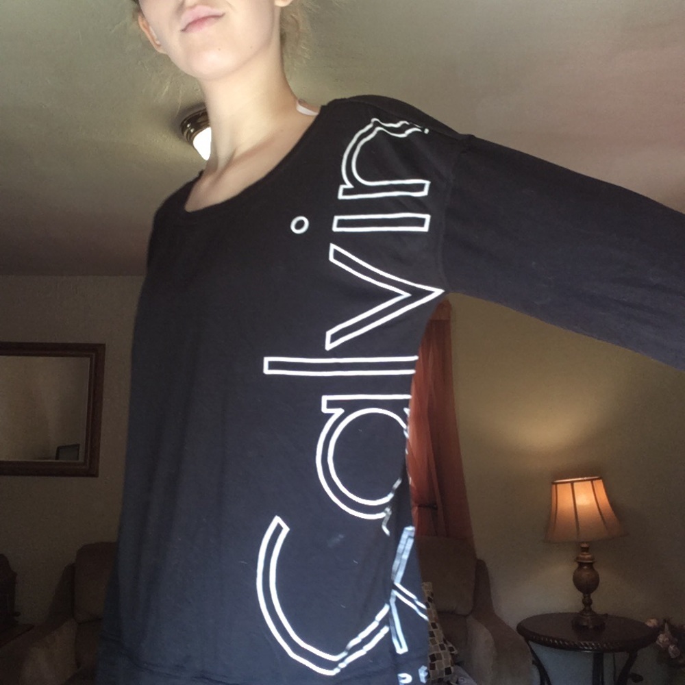 Calvin Klein black performance tee